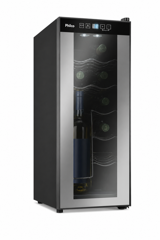 Adega PAD12 12 Garrafas Display Digital BIVOLT