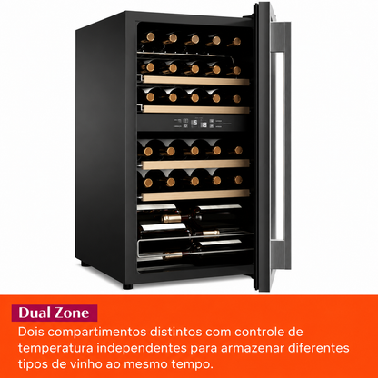 Adega Brastemp Dual Zone 33 Garrafas - BZB33BE